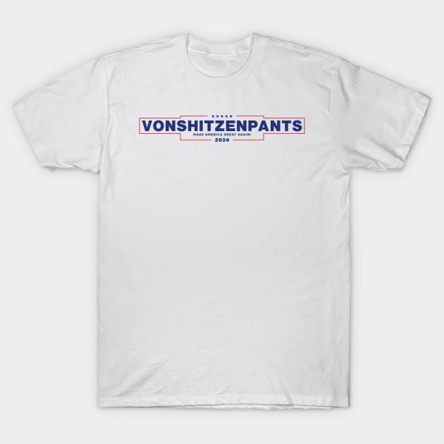 Donald VonShitzenpants Make America Great Again 2024 T-Shirt by MAR-A-LAGO RAIDERS